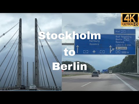 Stockholm Sweden 🇸🇪 to Berlin Germany 🇩🇪 | Travel by Car | Driving |  4K HDR