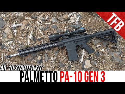 Dieses billige AR-10 schoss mit schlechter Munition aus 100 Yards 1-Zoll-Gruppen