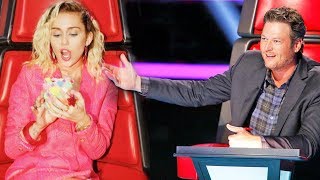 Miley Cyrus TROLLS Blake Shelton Over 'Sexiest Man Alive' Title