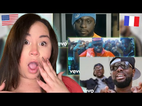 American Reacts to Sexion d'Assaut Music Videos 🇫🇷 GIMS French Music Reaction