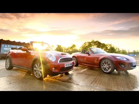 Mini Cooper S Cabriolet vs Mazda MX5 - Fifth Gear