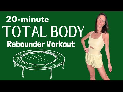 Beginner-Friendly Total Body Rebounder Workout | Mini Trampoline Muscle-Building Routine 1/14