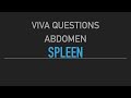 VIVA QUESTIONS - SPLEEN