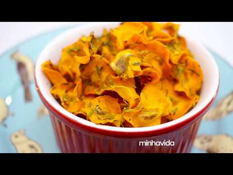 Chips de cenoura | RECEITA 1 MINUTO