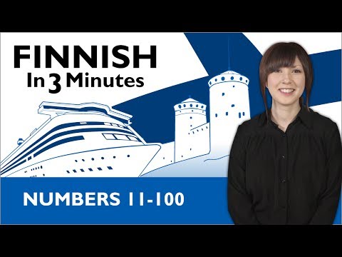 Learn Finnish - Finnish in Three Minutes - Numbers 11-100