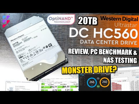 WD Ultrastar HC560 20TB Hard Drive Review, NAS Benchmark and PC Tests