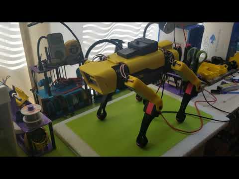 New Moves!  Nova SpotMicro - a Spot Mini Quadruped Robot Dog Clone