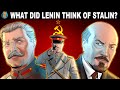 Lenin Hated Stalin Here S Why