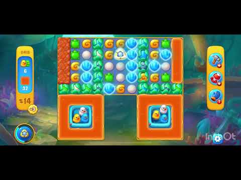 Fishdom super level 11416-11419 and very difficult 11420 + great music