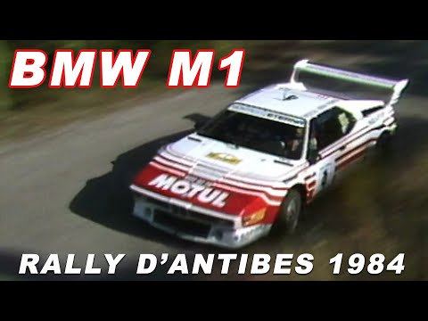 Bernard Béguin and the howling BMW M1! 1984 Rally D'Antibes