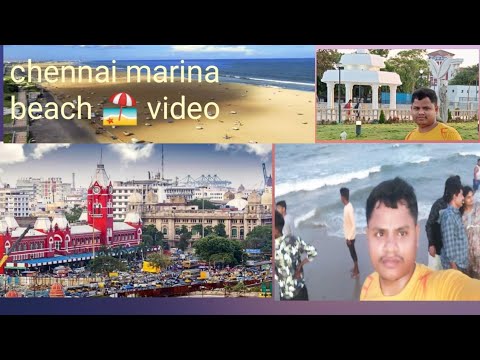video  #youtube #indrajit officialBenglaiMarina Beach,a natural urban beach in Chennai, Tamil Nadu,