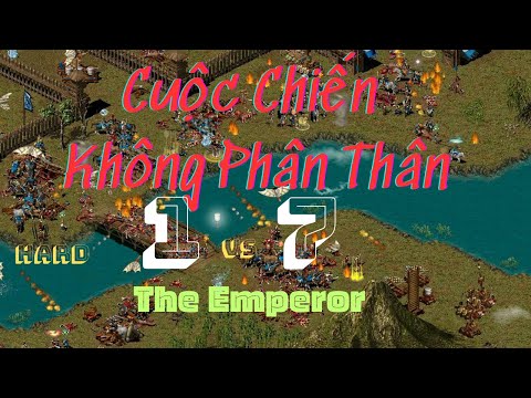 1 vs 7_ ( Hard)_ không dùng skill phân thân_ Dragon Throne Battle of Red Cliffs