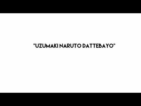 Uzumaki Naruto saying "Uzumaki Naruto Dattebayo" ringtone