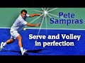 Pete Sampras 🇺🇸 Serve & Volley in Perfection.