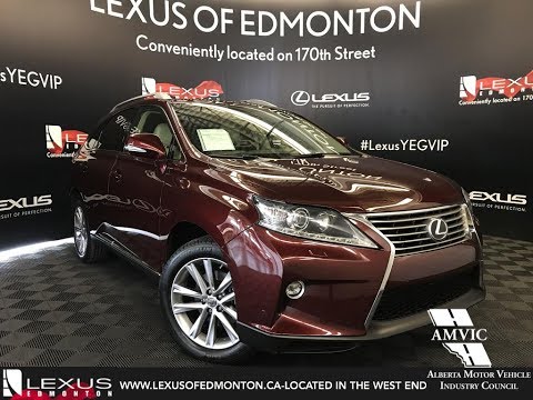 Lexus Certified Pre Owned Red 2015 Lexus RX 350 Touring Package Review Lacombe Alberta