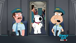 Brian “Lands” a Plane safely ?! Quagmire and his co-pilot fall sick mid-air | Family Guy funny