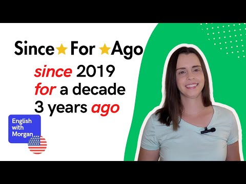 SINCE FOR AGO | English Grammar Lesson