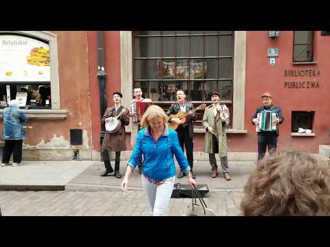 Performers in Warsaw, Poland Old Town (Kapela Sztajer)