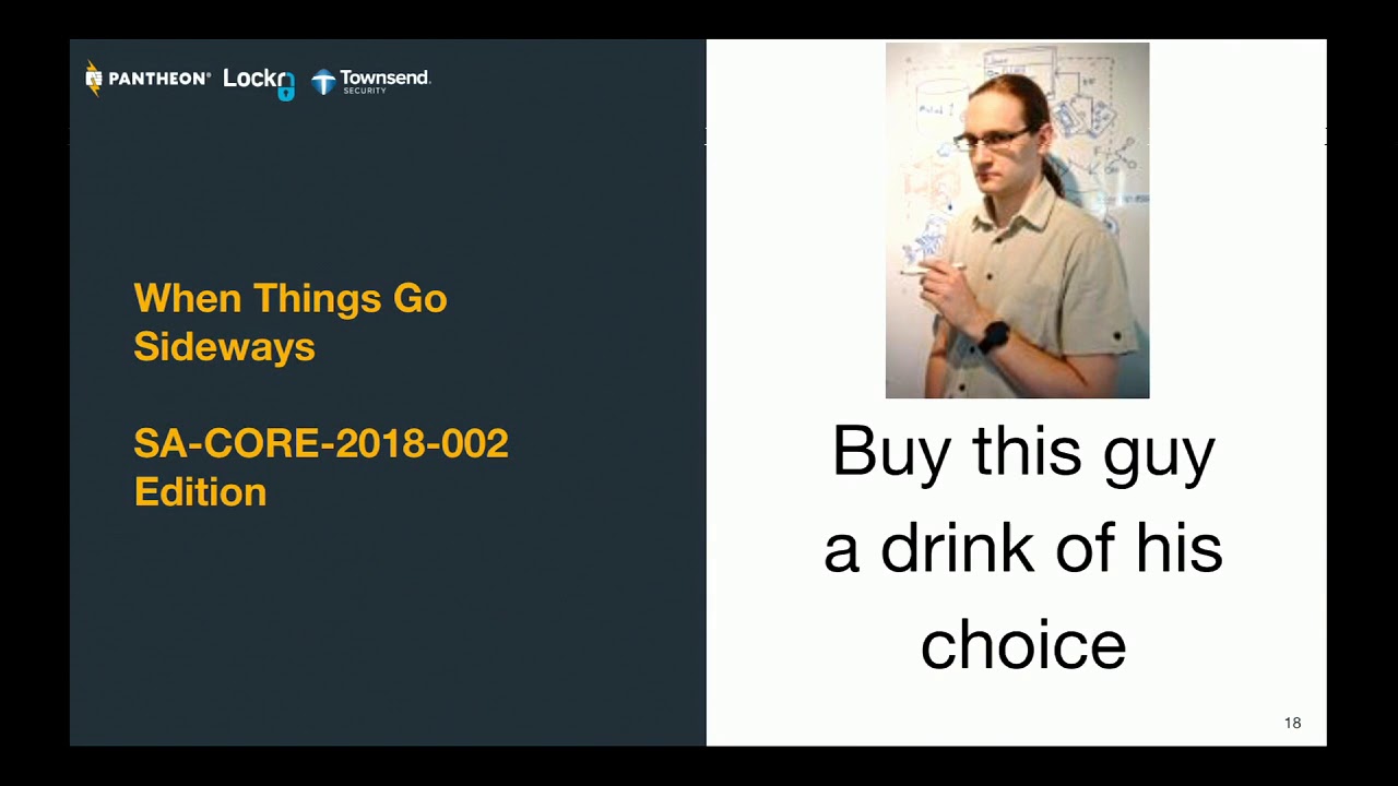 DrupalCon Nashville 2018: Defense in Depth: Lessons Learned from Securing 200,000 Sites