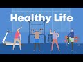 Sports Make Healthy Life Sports Benefits Animation Explainer Video Editable