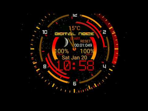 Digital Blaze HUD Watch Face video thumbnail