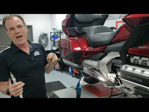 How to Adjust the Rear Brake Pedal & Brake Light Switch on 2018+ Honda Goldwing by Max McAllister
