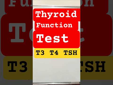 thyroid function test #tft #thyroid #thyroidproblems #hyperthyroidism #hypothyroidism #shorts #t3