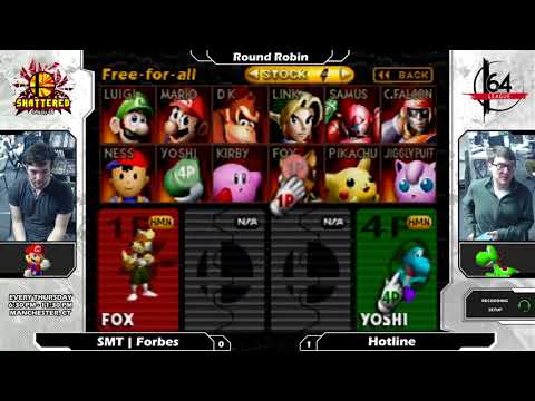 Smash 64: SMT | Forbes (Mario/Fox) V Hotline (Yoshi) - Shattered 97 Tourney
