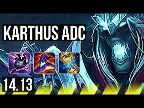 KARTHUS & Alistar vs SERAPHINE & Xerath (ADC) | 5k comeback, 800+ games | BR Grandmaster | 14.13