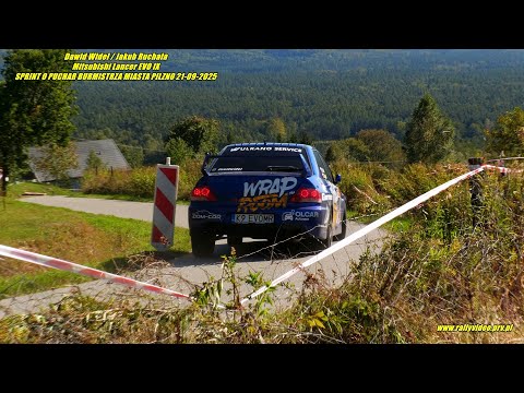 Dawid Wideł/Jakub Ruchała-Mitsubishi Lancer EVO- SPRINT O PUCHAR BURMISTRZA MIASTA PILZNO 21-09-2025