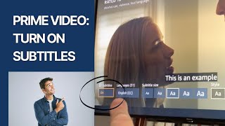 How To Turn On Subtitles On Prime Video