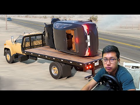 Трассада камри 55-ті жабыстырып тастадым (BeamNG.drive)
