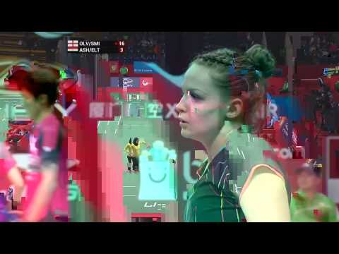 TOTAL BWF World Championships 2015 | Badminton Day 1 R64 M3-WD | Olv/Smi vs Ash/Elt