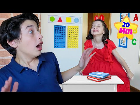 Julinha learns new rules of conduct at school and hygiene for children | Mimi Julinha