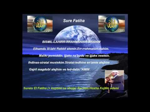 Hoxha i nderuar Kujtim Ademi duke kenduar Kur`an  Suretu Al Fatiha