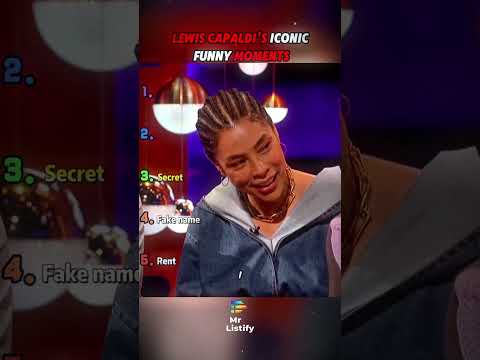 Lewis Capaldi's iconic funny moments!! #lewiscapaldi #ranking