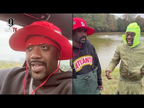 Ray J Pulls Up To Boosie's Mansion To Fish At Lake Badazz! 🎣