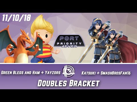 Port Priority 4Ever - Green Blegs and Ham + Yayzors Vs. Katsuki + SmashBrosFan16 - Doubles Bracket