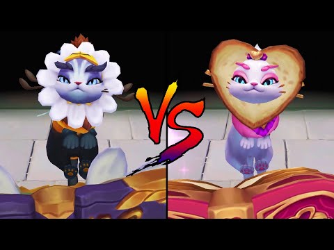 Yuubee Yuumi vs Heartseeker Yuumi Skin Comparison Spotlight (League of Legends)