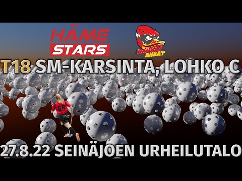 T18 Häme Stars - SSRA. SM-karsinta, lohko C. Seinäjoen Urheilutalo, 27.8.2022