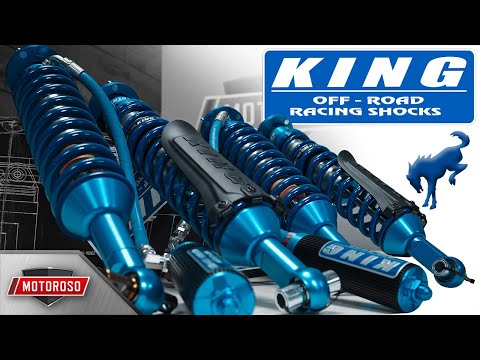 King 2.5 Remote Reservoir Adjustable Shocks for the New 2021+ Ford Bronco