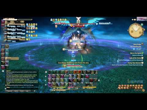 Final Fantasy 14 Online ARR 2.0 - Garuda(easy) battle with scholar(win)
