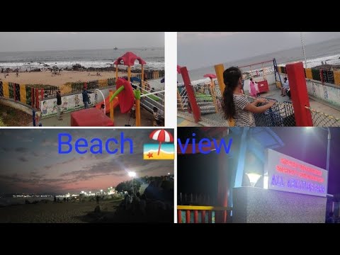 All abilities park at RK beach 🏖vizag...... super beach view & kids like  this so much