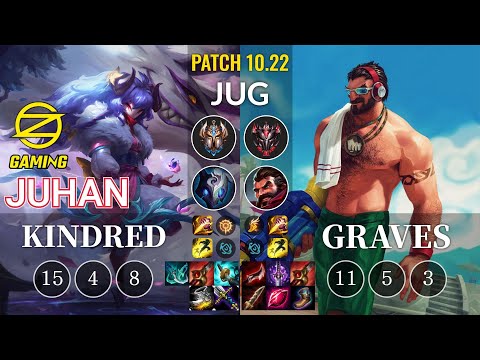 OZ Juhan Kindred vs Graves Jungle - KR Patch 10.22