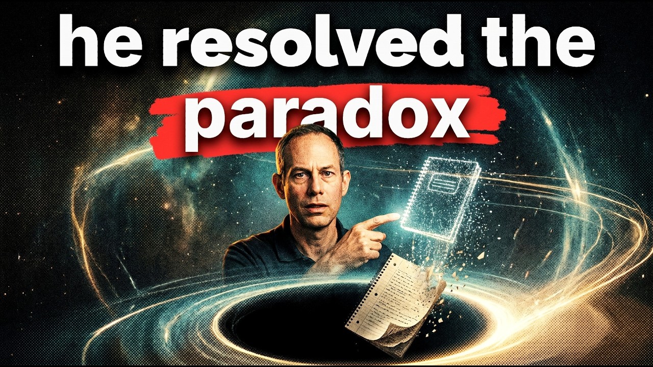 Did This Physicist Just Resolve the Black Hole Information Paradox?
