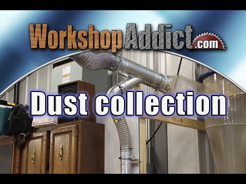 Woodshop Dust Collection Installation - Nordfab QF Quick Fit Ducting