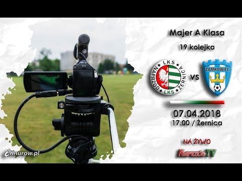 skrót  Naprzód Żernica - Zamkowiec Toszek 3:1 (07.04.2018)