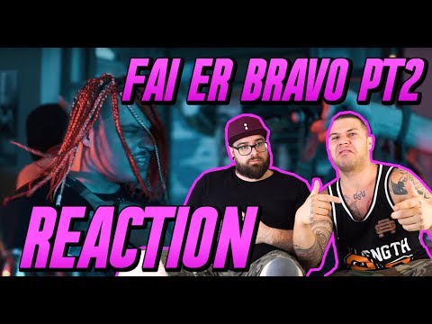 FALSA RISSA e OG Eastbull - FAI ER BRAVO PT.2 | REACTION 2017 | ARCADEBOYZ