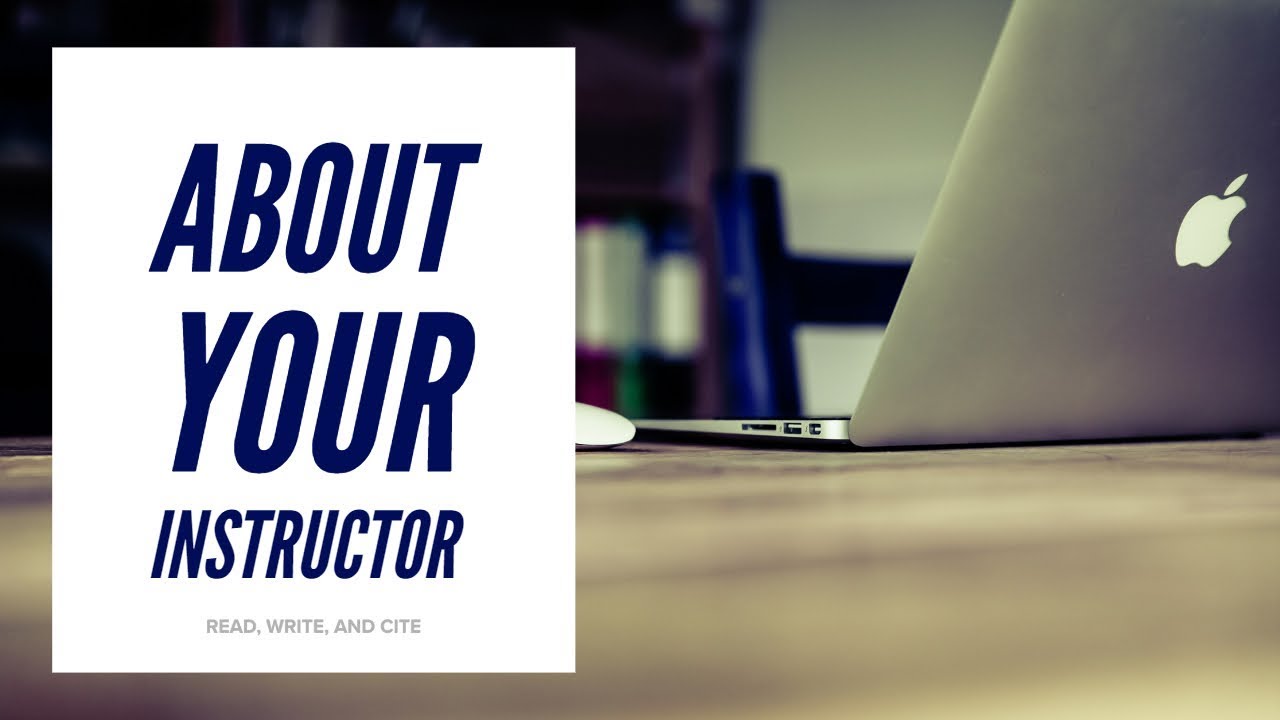 About Your Instructor