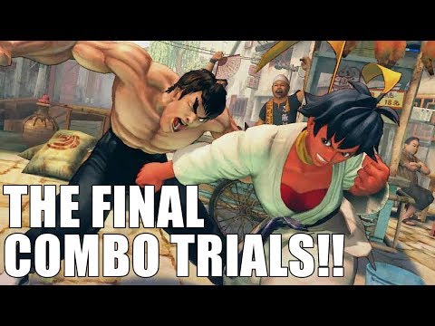 I finally finished ALL the super Street Fighter 4 combo trials!!!